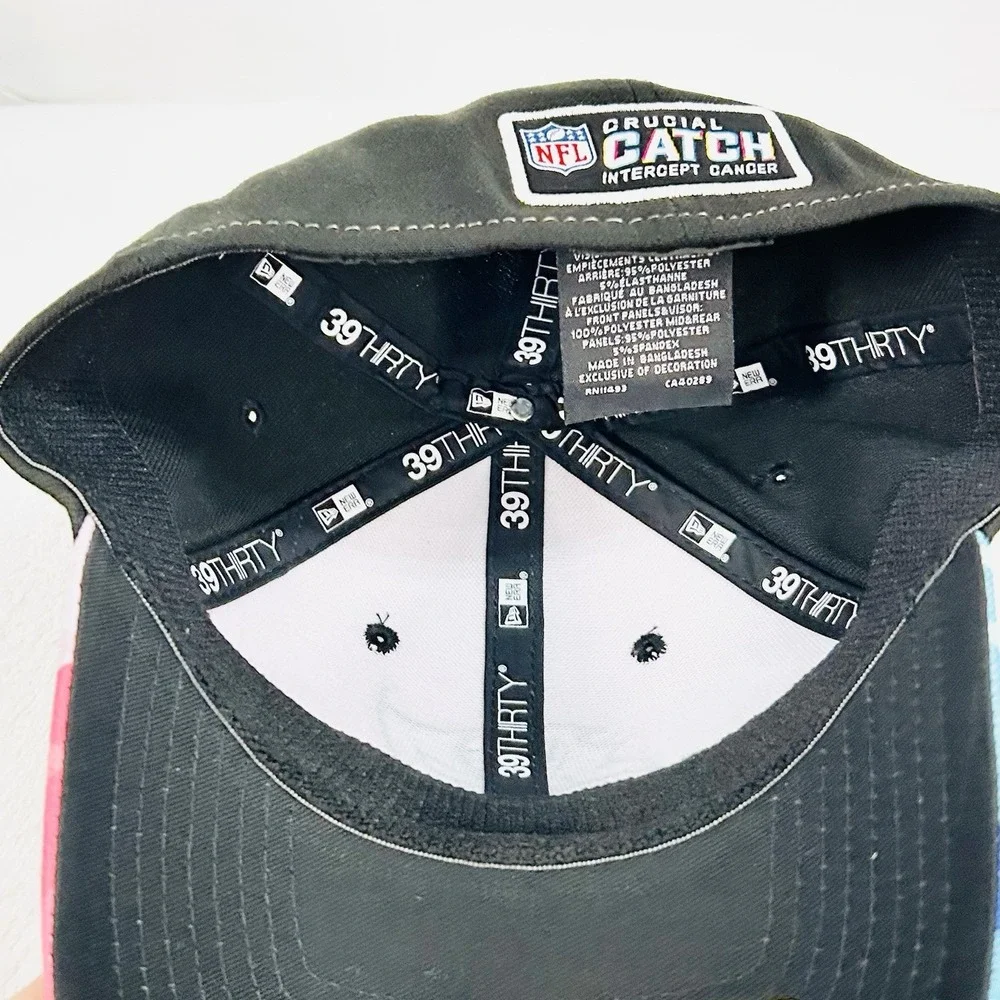 Tampa Bay Buccaneers New Era Crucial Catch 39THIRTY Stretch Flex Hat Cap S/M